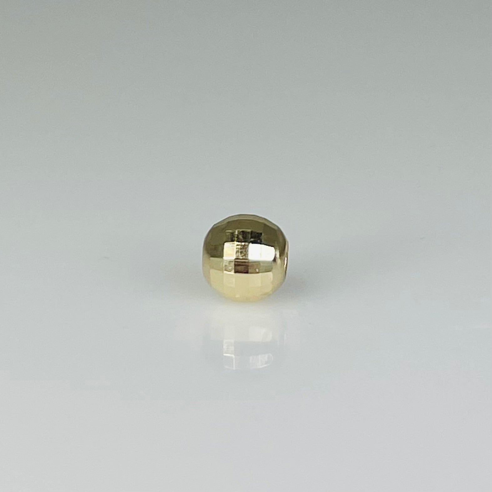 14K Yellow Gold Disco Ball Charm