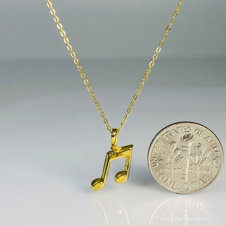 Music Note Necklace