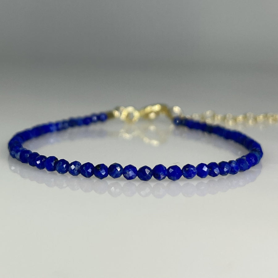 Lapis Beaded Bracelet