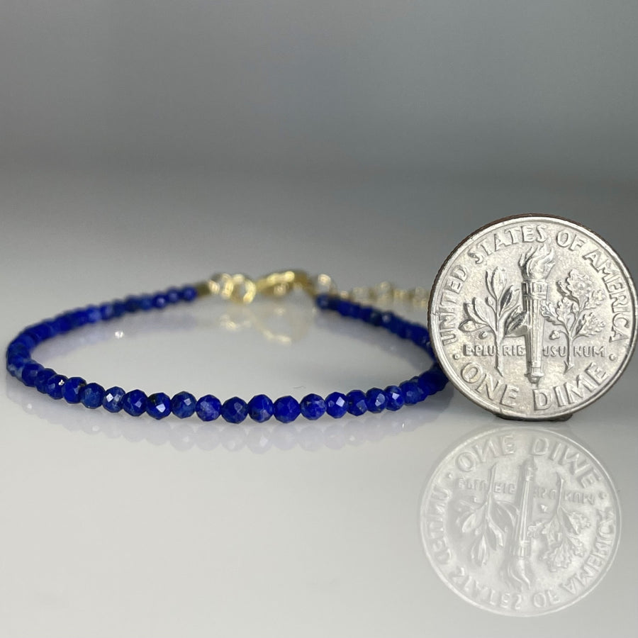 Lapis Beaded Bracelet