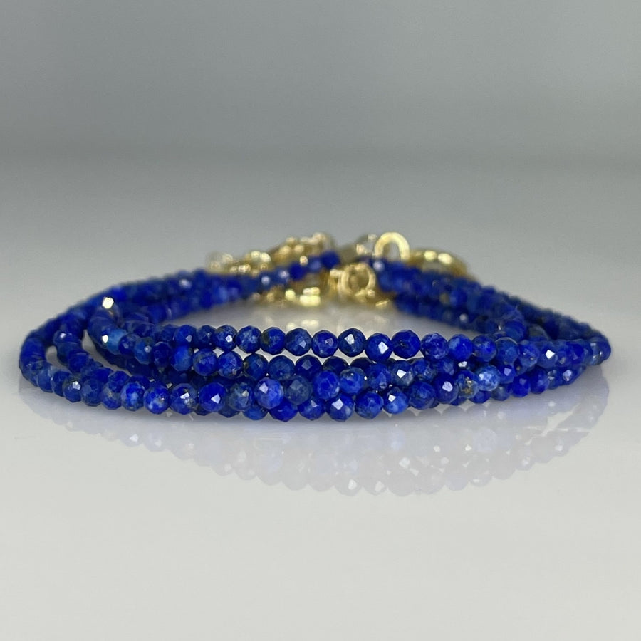 Lapis Beaded Bracelet