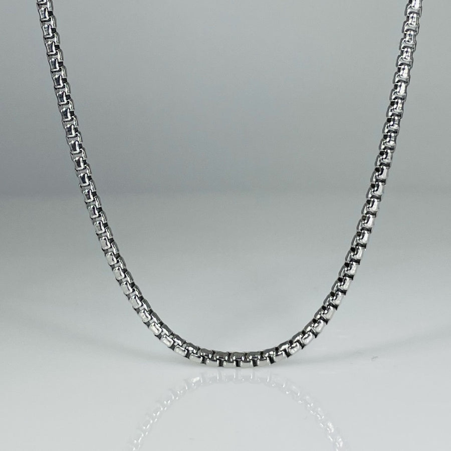 Silver Round Box Chain 2.5mm