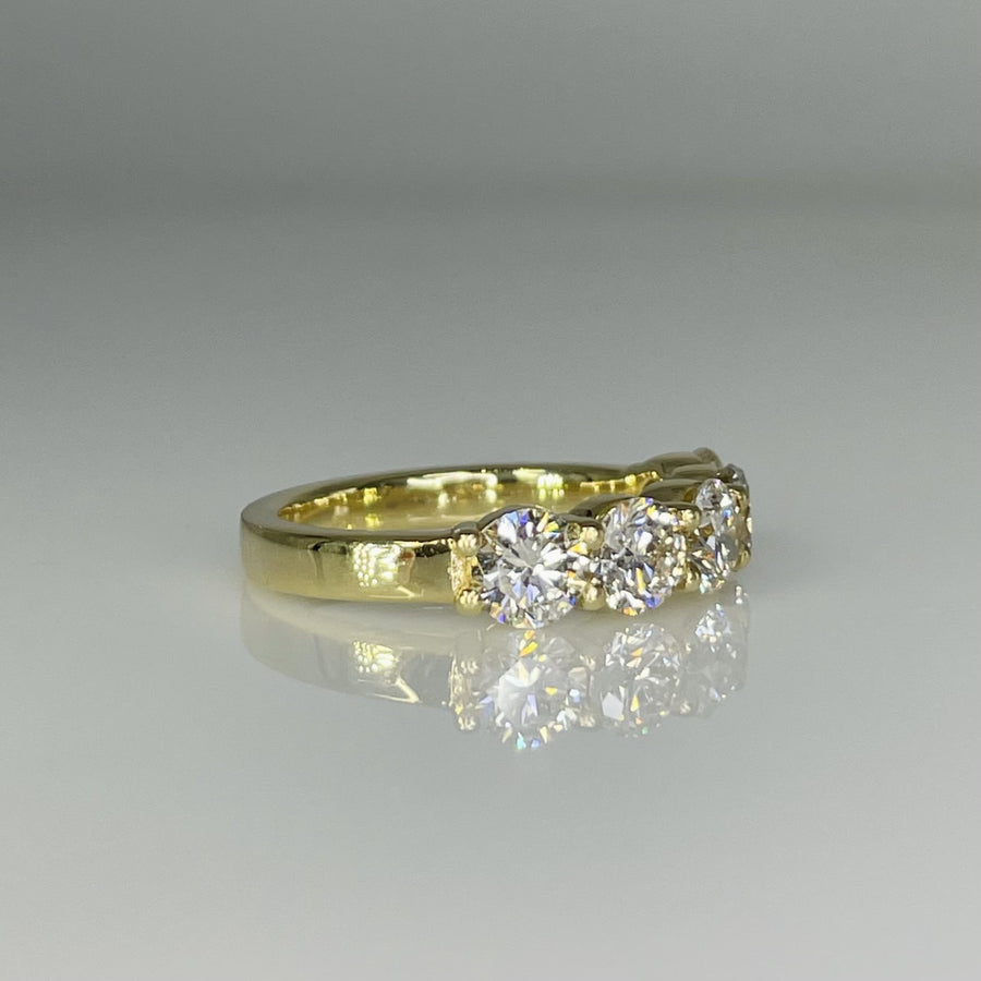 14K Yellow Gold Lab Diamond Band 2.02ct G/VS