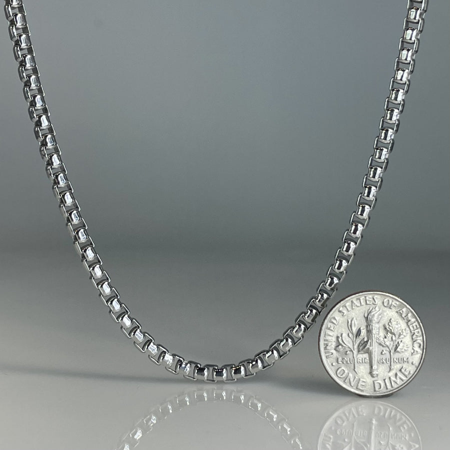 Sterling Silver Box Chain 3mm