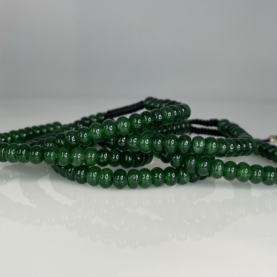 Jade Macrame Bracelet 6mm