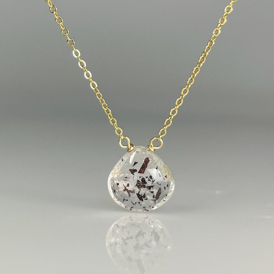 Super 7 Quartz Drop Necklace 10mm