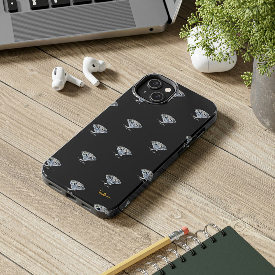 Black Diamonds iPhone Case