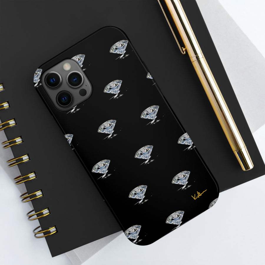 Black Diamonds iPhone Case